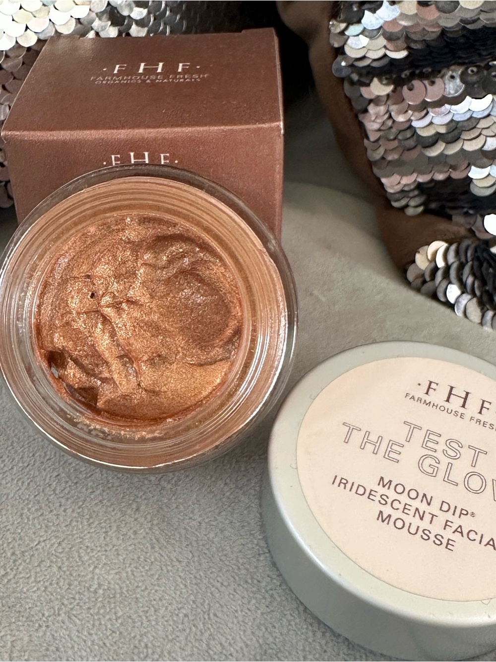 FarmHouse Fresh Moon Dip Iridescent Bronze Facial Mousse